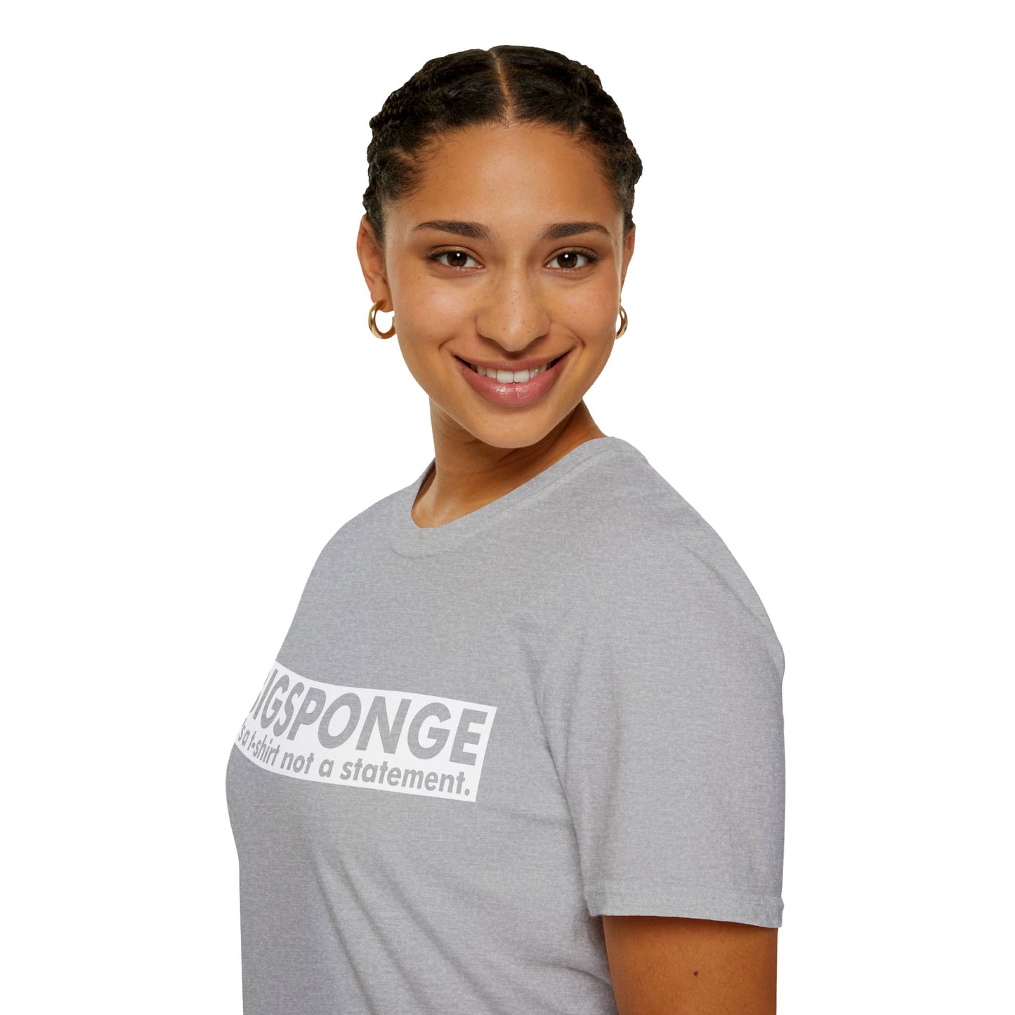 BIGSPONGE - It's a t-shirt, not a statement Logo Tee - INVERSE