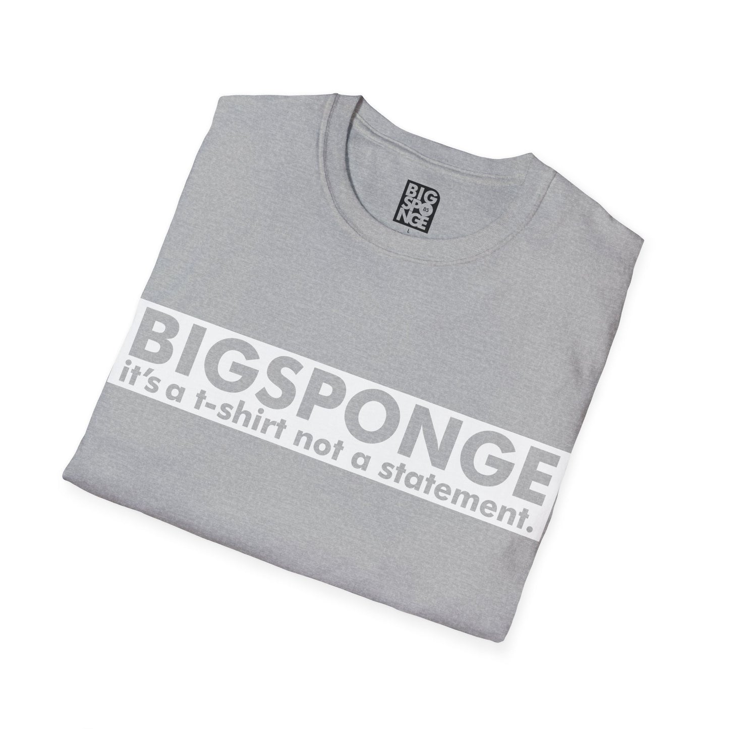 BIGSPONGE - It's a t-shirt, not a statement Logo Tee - INVERSE