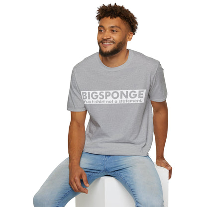 BIGSPONGE - It's a t-shirt, not a statement Logo Tee - INVERSE
