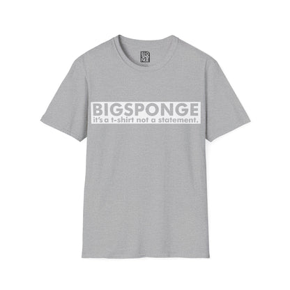 BIGSPONGE - It's a t-shirt, not a statement Logo Tee - INVERSE