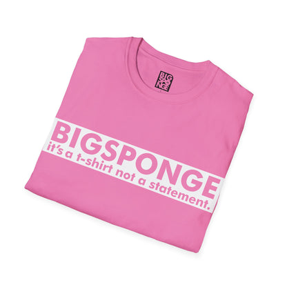 BIGSPONGE - It's a t-shirt, not a statement Logo Tee - INVERSE
