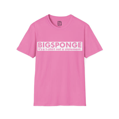 BIGSPONGE - It's a t-shirt, not a statement Logo Tee - INVERSE
